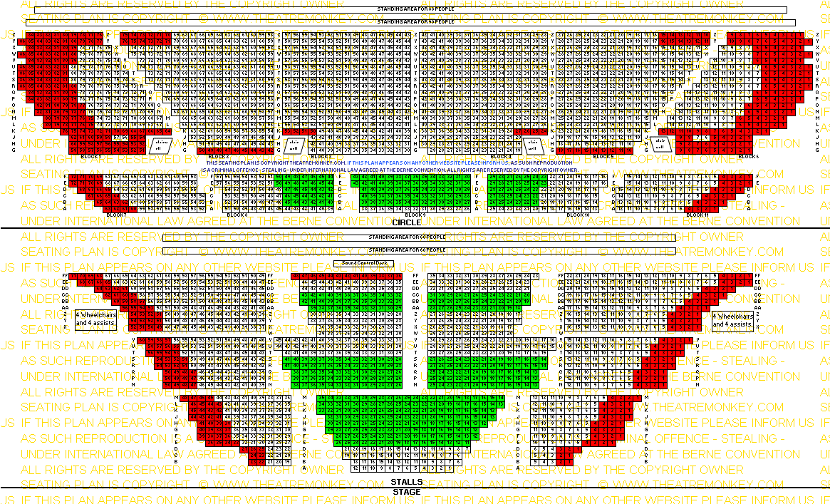 Apollo Hammersmith Seating Plan