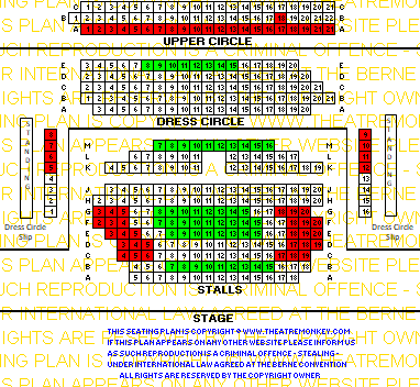 Royal Court downstairs value seating plan