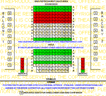 zcharingcrossjuly25.gif Charing Cross Theatre value seating plan