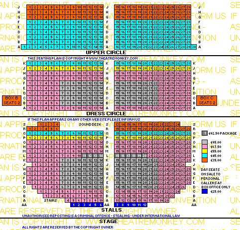 Apollo Theatre Manchester Seating Plan | Elcho Table