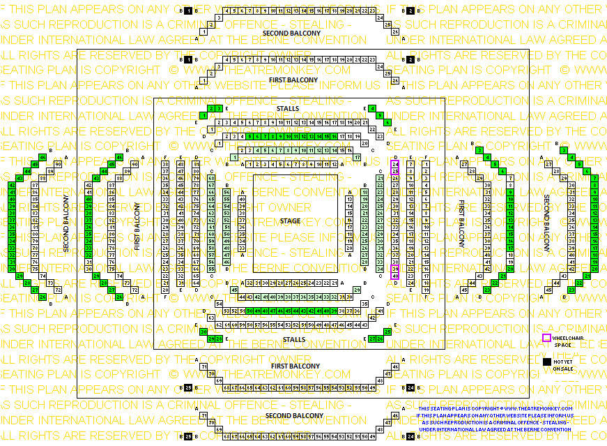 Soho Place value seating plan